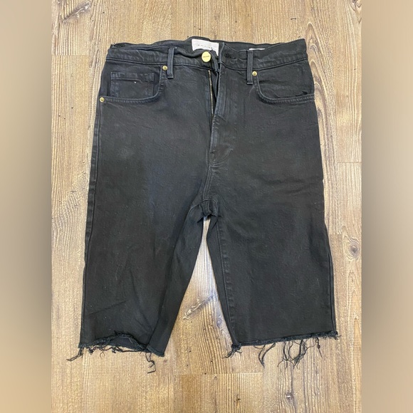 FRAME Le Vintage Bermuda Shorts 27 - Picture 6 of 7